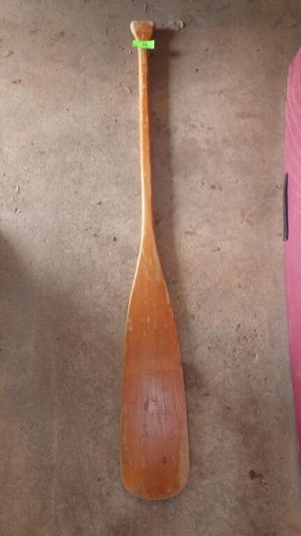 WOODEN CANOE PADDLE  54"