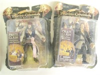 2 Pirates of the Caribbean Action Figures NIP