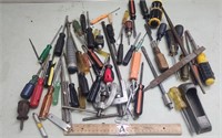 Assortment of Screw Drivers & Other Tools