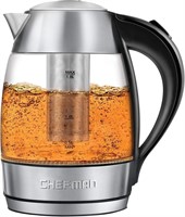 Read Notes Electric Glass Kettle 1.8L  LED  Auto-o