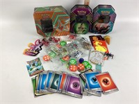 Pokémon cards, accessories, tins