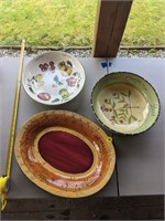 Set of 3 serving dishes (Back Porch)