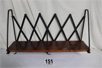 Vintage Iron & Wood Shelf(R1)