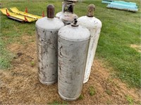 (4) 100lb PROPANE TANKS