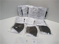 NEW Durable Dual Layer Face Masks - qty 12
