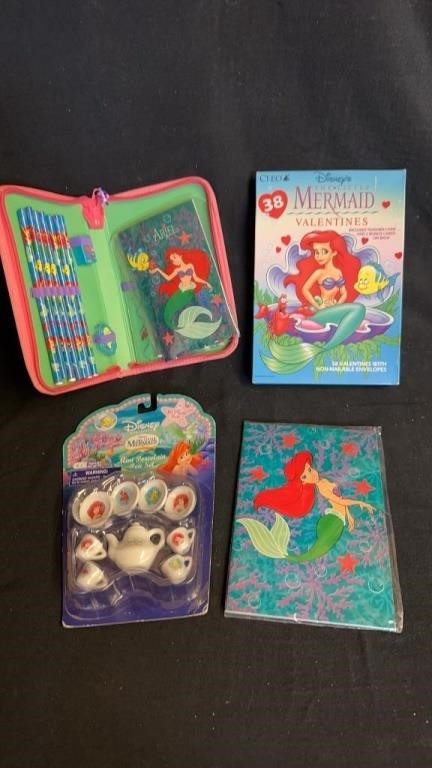 Disney Little Mermaid Lot Qty 4