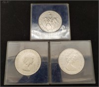 Lot of 3 Elizabeth 2nd Commemorative Coins