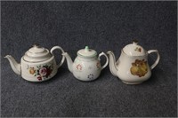 Three Tea Pots