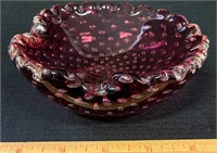 GREAT MURANO BLOWN GLASS DISH