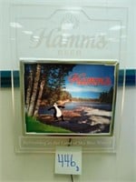 Hamm's "Toe In The Water" Lighted Sign (15x13")