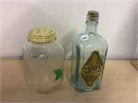 2 Vintage Bottles - 1 marked Gilby’s Dry Gin