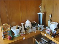 COLLECTION OF HOUSEHOLD NICK-KNACKS, TROPHIES, ETC