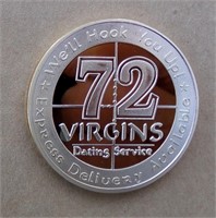 Marines 72 Virgins Challenge Coin