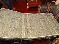 Single Hide-A-Bed In A Green Southwestern Design.