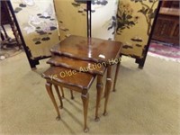 Mahogany Nesting Tables (3)