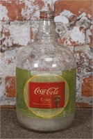 Soda Fountain, Coca-Cola 1 Gal. Glass Syrup Jug,