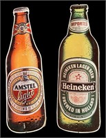 Amstel Light and Heineken Signs
