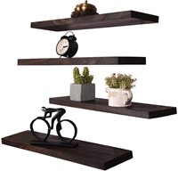HXSWY 24 Inch Rustic Floating Shelves for Wall Dec
