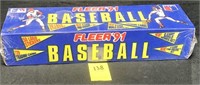 1991 Fleer Baseball Cards Sealed Box