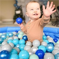 170 BPA Free Ball Pit Balls 3 Bright Colors