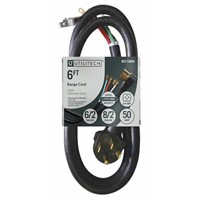 Utilitech Appliance Power Cord 6-ft 4-prong Black