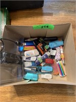 BOX OF VARIOUS USB DRIVES / PATTERNS / PROGRAMS