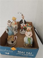 Lot of Clowns & People Figurines