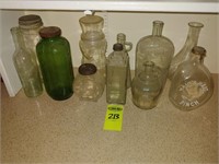 11 Glass Bottles