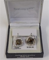 Sterling 'n' Ice Swarovski Earrings in Box