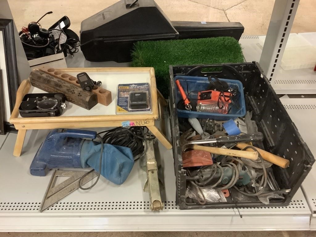 Assorted power tools and more