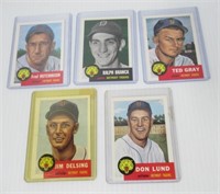 Topps baseball archives 1953 Tigers