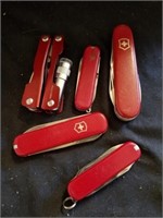 Vintage multi-tools and pocket knife Swiss made