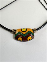 Vintage "Eisenberg" Enameled Necklace (Very Nice)