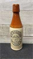 W.H Donovan Halifax N.S Stoneware Bottle Small Chi