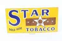 Star Tobacco Porcelain Sign