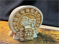 VINTAGE AZTEC MAYAN CALENDAR COASTERS