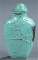 Turquoise snuff bottle.