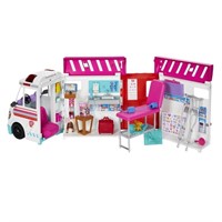Barbie Toys, Transforming Ambulance and Clinic