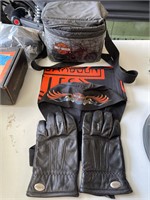 Harley-Davidson leather gloves and items