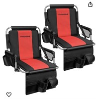 VIVOHOME Stadium Seats with Back Support and