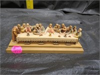 Vintage Hand Carving of The Last Supper