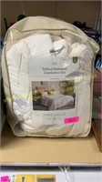 King Tufted Diamond Comforter Set