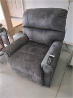 Electric Lift Chair / Recliner - Gray Fabric