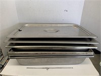 6cnt Serving Trays with 3cnt Lids
