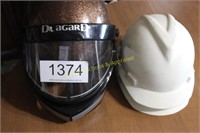 (2) Hardhats & (1) Motorcycle / Sports Helmet