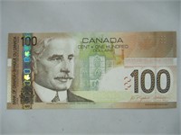 UNCIRCULATED CDN $100 EJE BILL