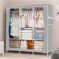 WF669  HONEIER 3 Rod Closet Organizer, 50x17x67