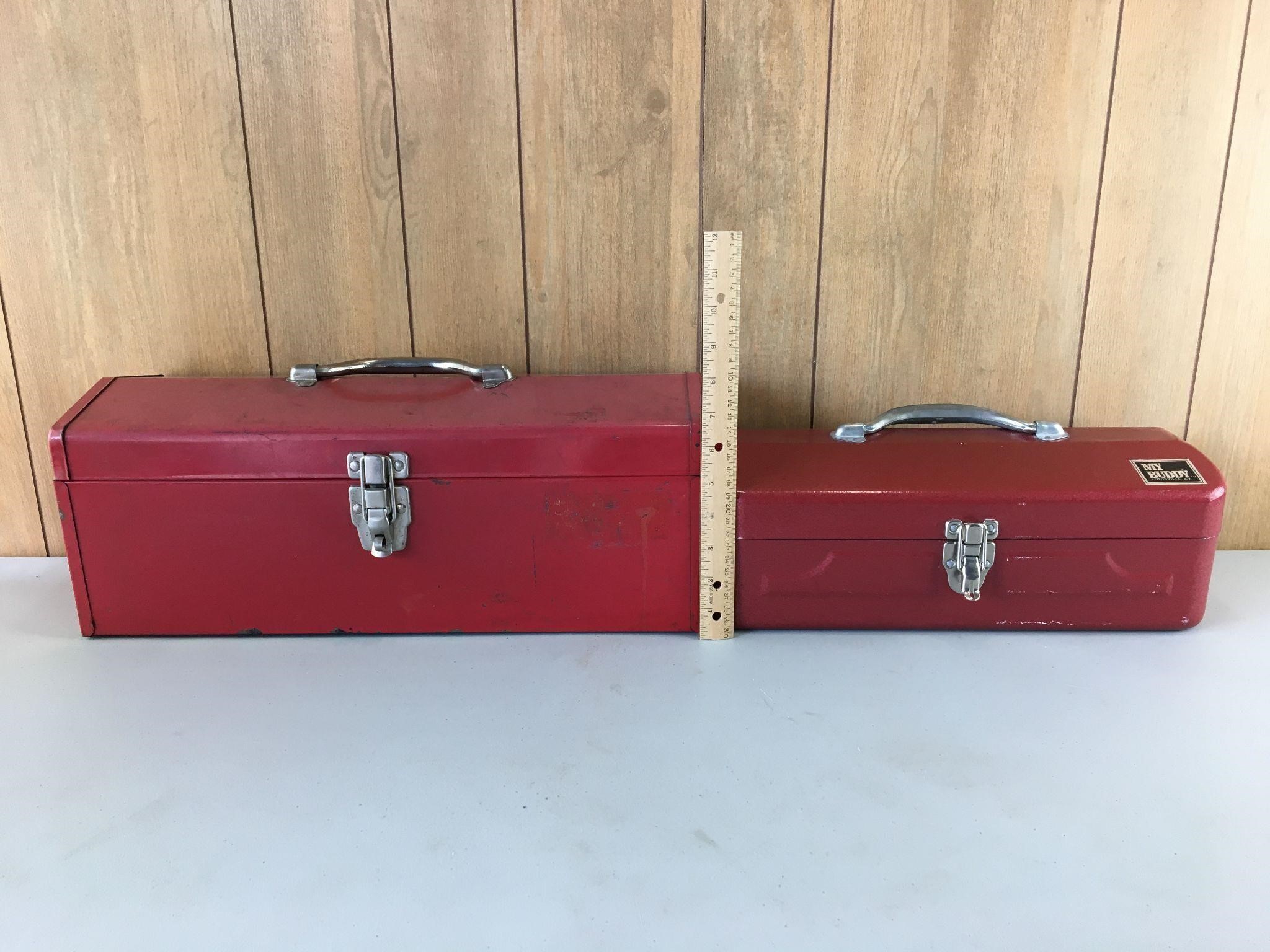 Vintage Red Tool Boxes
