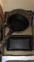 Cast Iron Loaf Pans, Sauce Pots