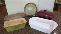 Assorted Stoneware Baking Pans